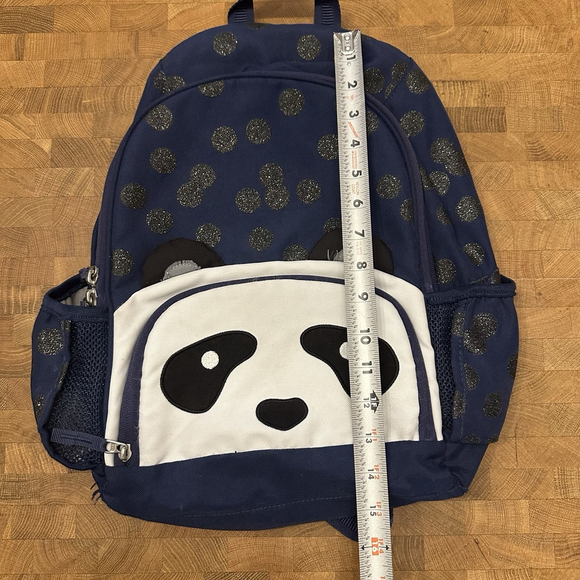 Pottery Barn Kids Mackenzie Critter Panda Backpack Navy Small